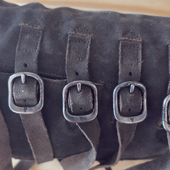 Frye Tall Veronica Strapping Bots - Picture 9 of 13